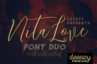 Nitalove: A Handwritten Display Font with Character