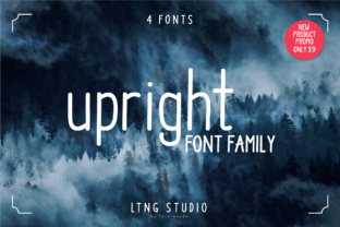 Upright: A Premium Display Font with Character